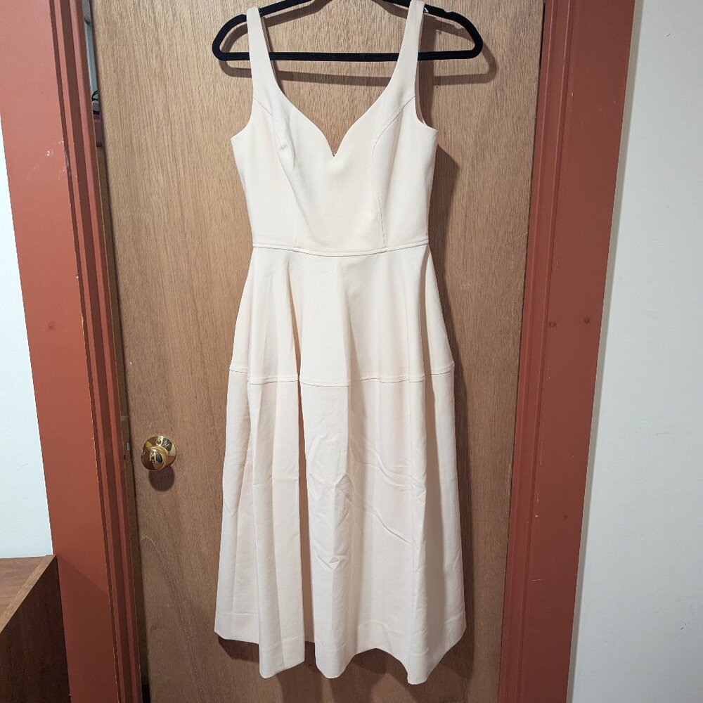 JILL Jill Stuart Cecilia Sweetheart Fit And Flare Dress Ivory Size 4 NWT